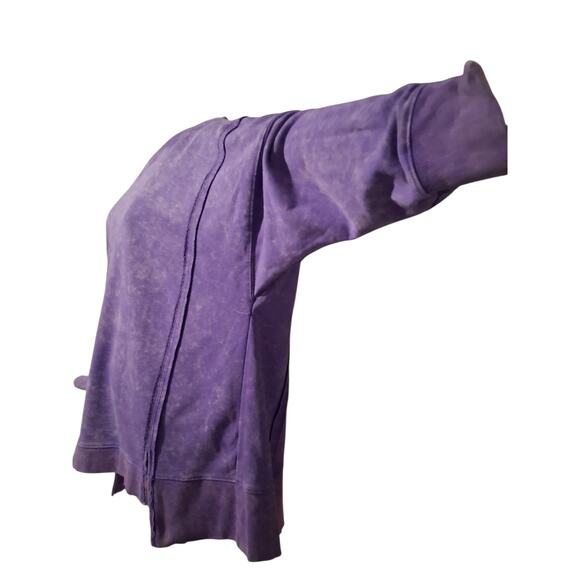 White Birch Oversized Women's size Small  Acid Washed Slouchy Grungecore Top - Picture 3 of 10